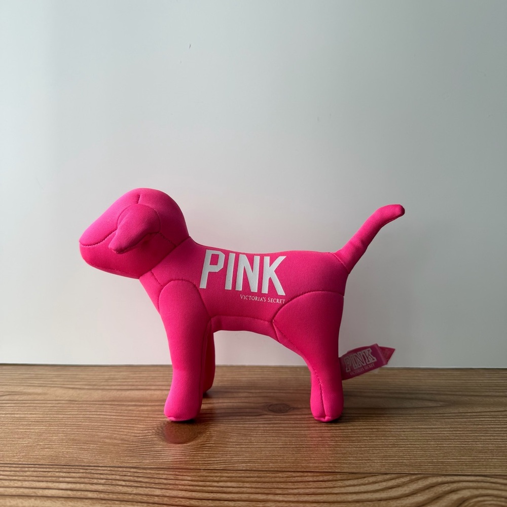 Victoria’s Secret PINK 1986 Plush Dog Hot Pink Colour Stuffed Animal